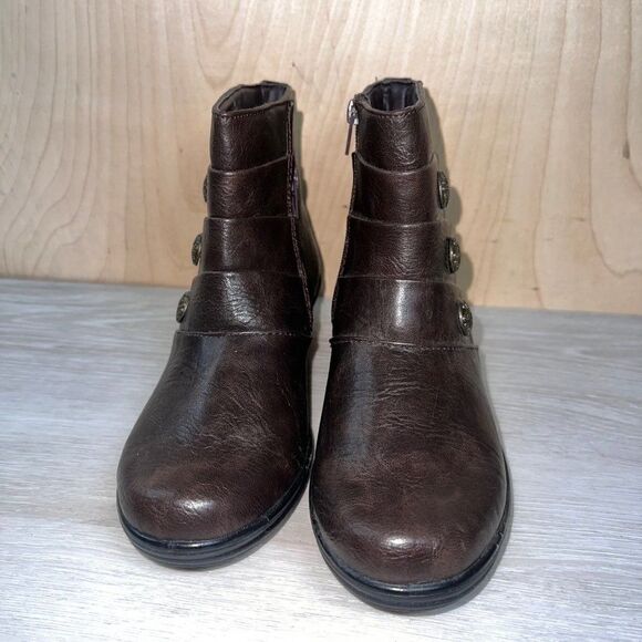 Easy Street Arlene Wave Comfort Ankle Boots Brown Women's 6 UK 4 EURO 36 - Picture 2 of 9